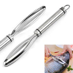 Stainless Steel Fish Scale Scaler Scraper Remover Cleaner Plane Kitchen Tool